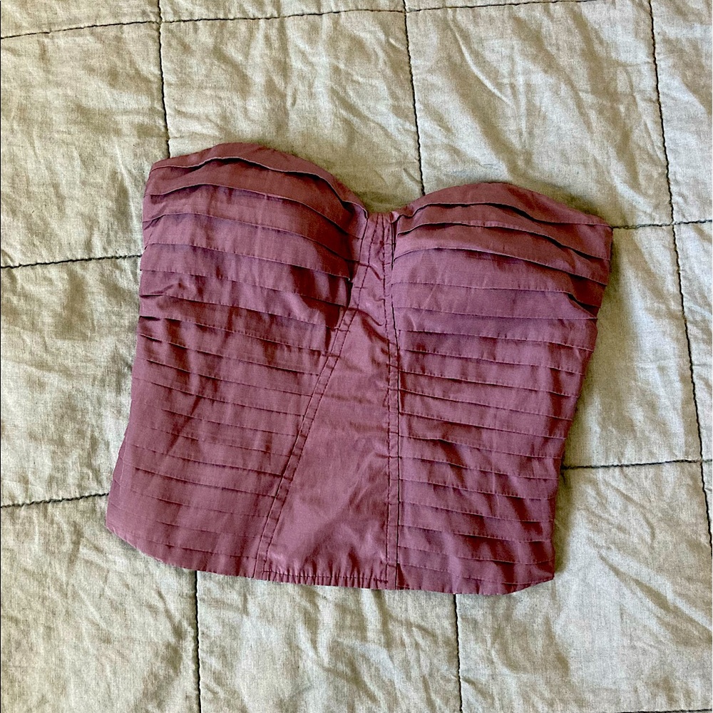 Purple Silence + Noise Tube Top Size Medium